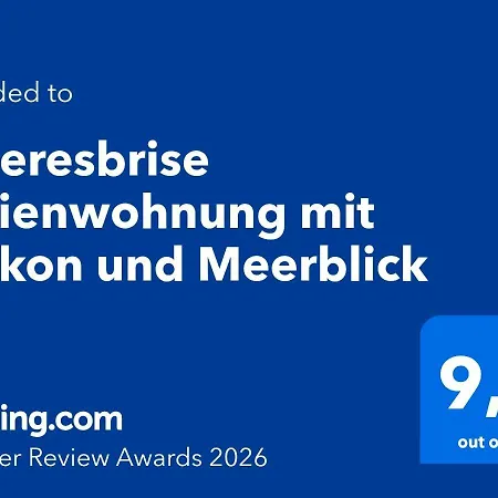 Meeresbrise Mit Balkon Und Meerblick Wilhelmshaven